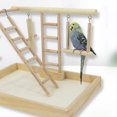 thumbnail image 3 of Columpio para Jaula de Loros YONGSHENG Escalera de Madera Suministros de Pie, 3 of 5