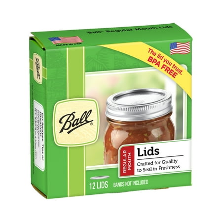 Ball Regular Mouth Lids Set, 12 Count