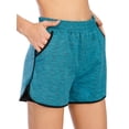 thumbnail image 6 of Women's Activewear Running Bike Shorts Double Layer Quick-Dry Short with Pockets, 6 of 7
