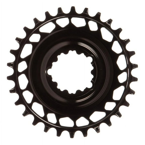 Works Components GEO SRAM GXP, Chainring, Teeth: 30, Speed: 12, BCD: Direct Mount SRAM 3 Bolt, Front, 7075-T6 Aluminum,
