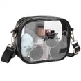 thumbnail image 2 of Bolso Transparente para Eventos en Estadios, Bolso Cruzado Transparente, Bolso Transparente para Conciertos Festivales Deportes Negro, 2 of 5