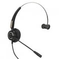 thumbnail image 1 of AMONIDA Écouteurs 3,5 mm Casque Clair pour Clavardage avec Micro pour Service à la Clientèle, 1 of 8