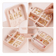 thumbnail image 4 of Caja De Almacenamiento De Joyas De Viaje Para Mujer 2 piezas, Color Rosa, 4 of 5