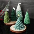 thumbnail image 5 of Moldes de silicona para velas de árbol de Navidad DIY Molde de pino 3D para hacer velas hechas a mano Moldes de yeso para aromaterapia Manualidades navideñas, 5 of 5