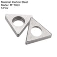 thumbnail image 4 of Unique Bargains Carbide Insert Seat Shims MT1603 Lathe Thread Shim Seats 5 Pack, 4 of 6