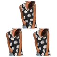 thumbnail image 1 of Qarigey Chaleco de algodón con cuello en V para mujer, sin mangas, informal, Sexy, pulóver, camiseta sin mangas, boda, playa, vacaciones, lugares, Top Type1 NO1 Qarigey CBP388650, 1 of 6