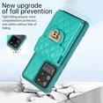 thumbnail image 6 of Phone Case for Samsung Galaxy S20 Ultra 5G Wallet Cover with Credit Card Holder Shoulder Crossbody Strap Long Lanyard Leather Cell Accessories S20ultra 20S S 20 A20 S2O 20ultra G5 Women Girls Green, 6 of 15