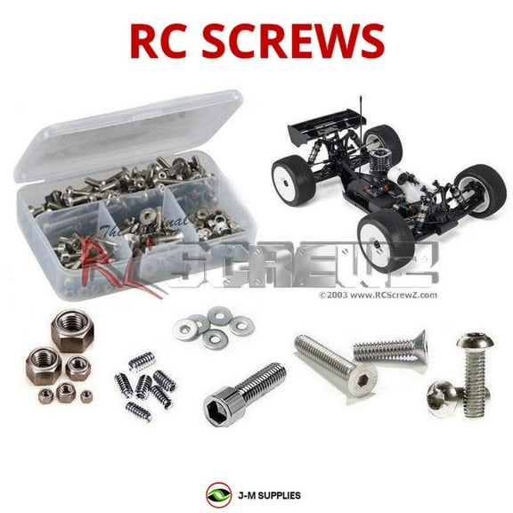 RCScrewZ Stainless Screw Kit hot043 for HotBodies D8T Evo 3 Truggy 1/8th #204575 RC Car | SET