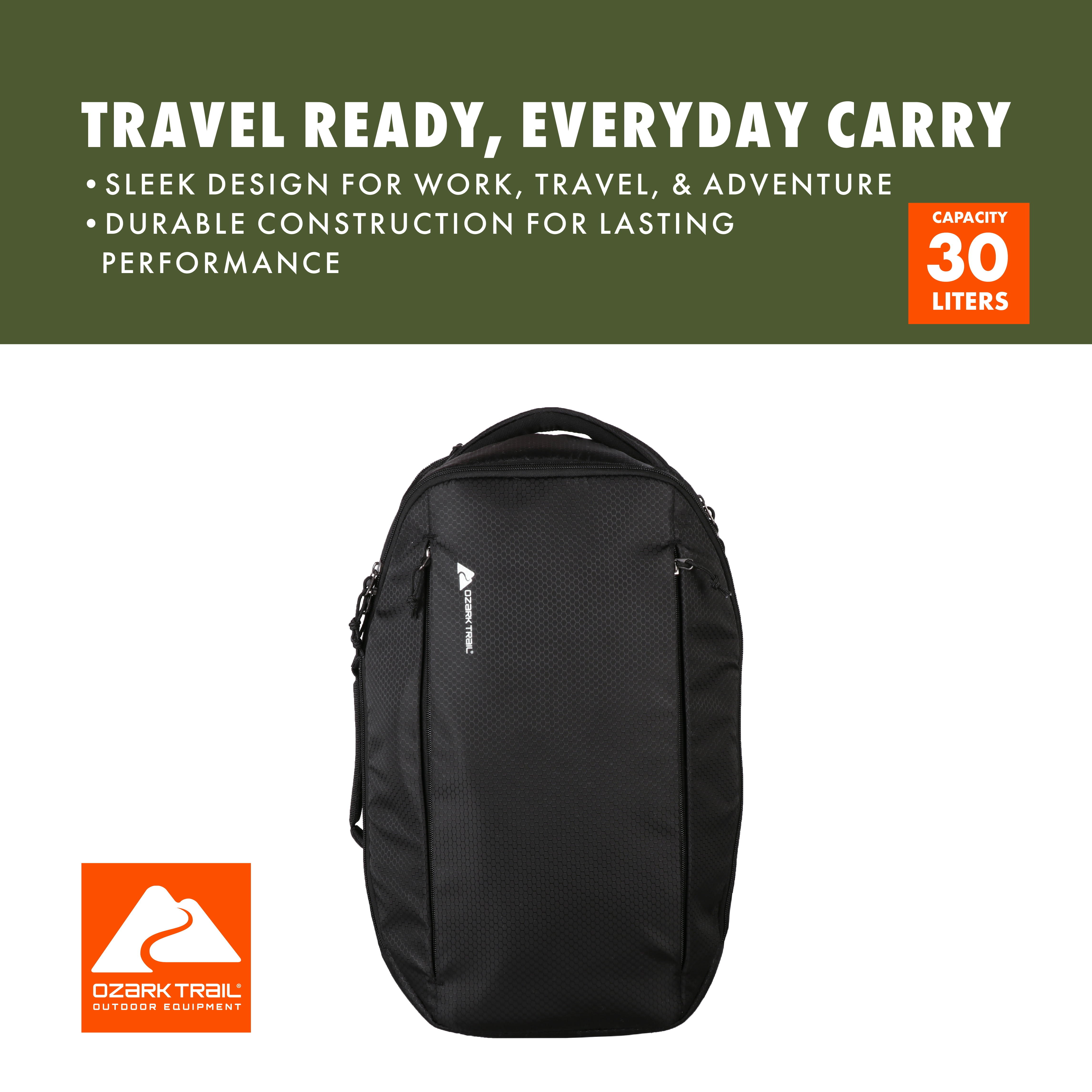 Ozark Trail 30L Hiking Duffel Backpack, Black Nigeria Ubuy