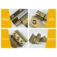 thumbnail image 4 of Rustproof Fold Cabinet Hinges 180 degree Furniture Accessories Door Hinge Flush Hinges Door Semicircle STYLE 4, 4 of 8
