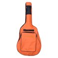 thumbnail image 1 of 40/41 Inch Musical Folk Acoustic Guitar Bag Double Straps Oxford Cloth Waterproof Backpack (Orange), 1 of 7
