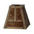 thumbnail image 2 of Meyda Tiffany 151718 6 Inch Square Stillwater T Mission Shade   Antique Finish with Amber Glass, 2 of 4