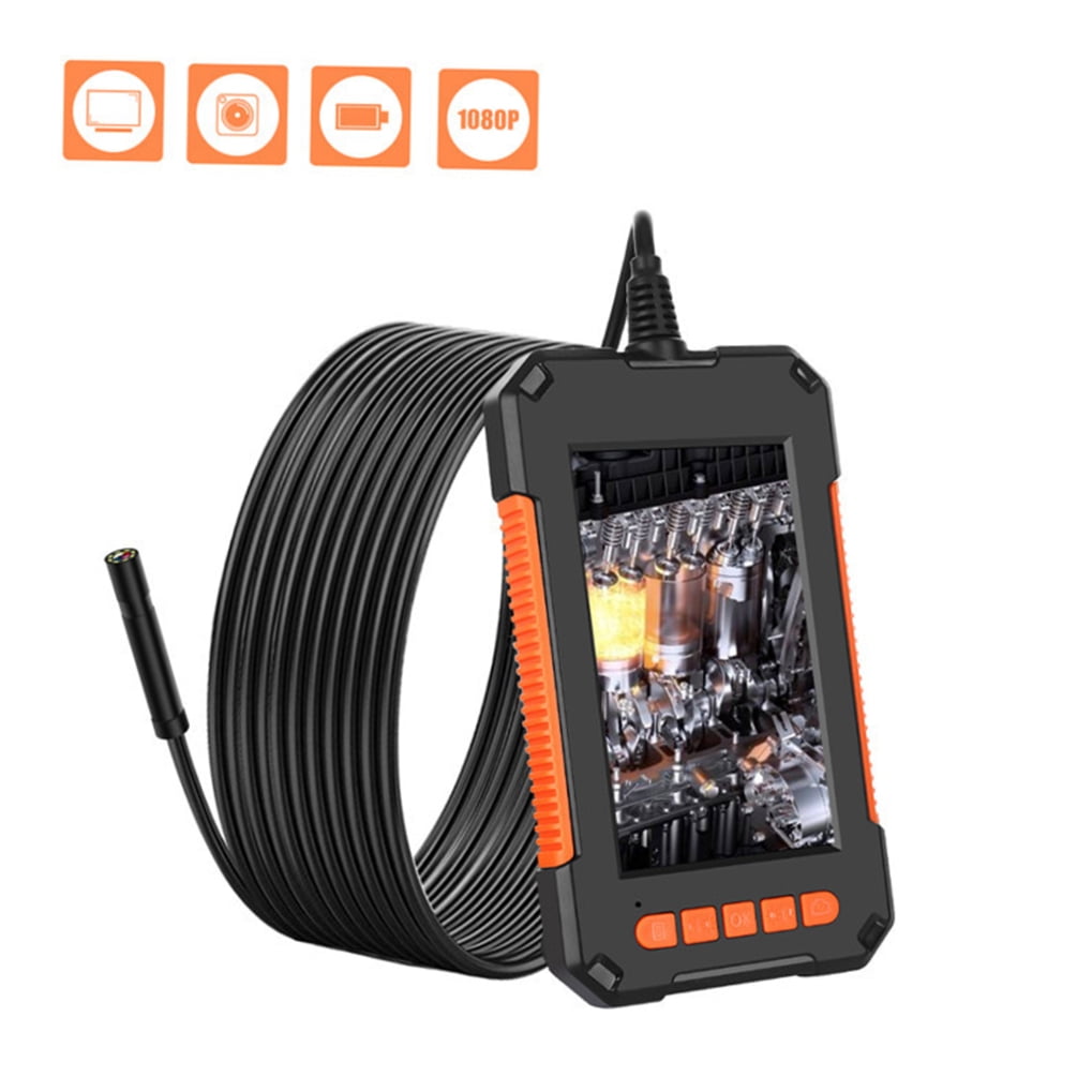 LULULION 1Pc Digital Borescope Inspection Camera with IP67 Waterproof and 1080P Display for Vehicle Use