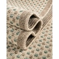 thumbnail image 5 of Unique Loom Outdoor Border Collection Area Rug - Outline (7' 10" Square Beige/Ivory), 5 of 9