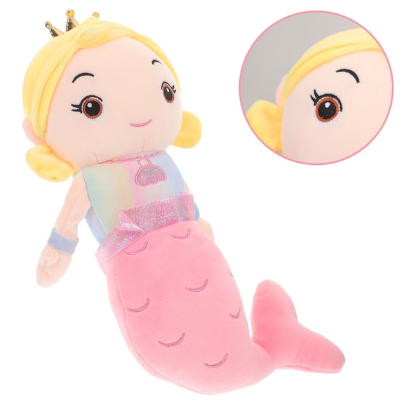 LOLIPPYY Plush Mermaid Doll Stuffed Toy for Kids, 1 Piece, Soft Room Decor and Fun Entertainment Accessory