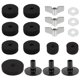 thumbnail image 1 of Set of Drum Set Cymbals Felt Pads Set Anti-skid Drum Set Felt Cushions Accessory, 1 of 6