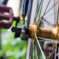 thumbnail image 1 of Raindrops Cylindrical Bike Fork Axle Skewer Sturdy Thru Axle Black Secure Connection 1Set, 1 of 8