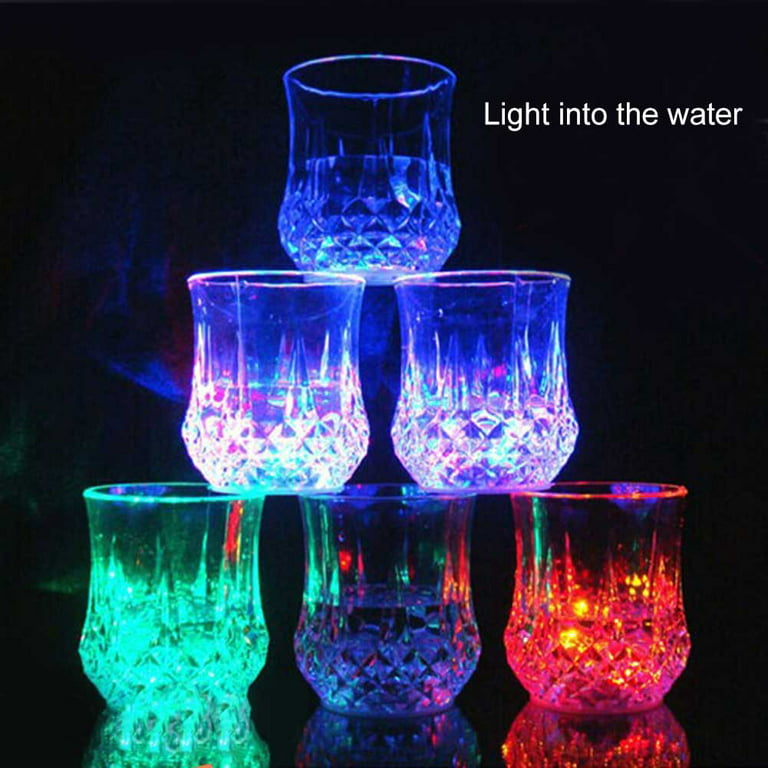 Glow In The Dark Glass Mug Coffee Cup Transparent Mug with Lid and Spoon  Drinking Water