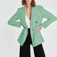 thumbnail image 1 of Vedolay Women's 2023 Jackets Womens Oversized Trendy Blazers Fashion Casual Dressy Blazer Jackets,Green M, 1 of 4