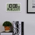 thumbnail image 3 of Reloj Escritorio Con Temperatura Humedad Y Fecha Reloj Digital (blanco), 3 of 9