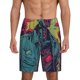 thumbnail image 1 of Fotbe Neon Zombie Skull Pantalones Cortos de Pijama para Hombre, Ropa de Dormir, Pantalones de Pijama Cortos para Hombre-X-Large, 1 of 6