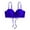02_Blue, variant on YOTMKGDO Bathing Suit Tops For Women, Seashell Bikini Top Swim Tops Push Up With Underwire Swimsuit Tops, Strappy Lingerie, Black L