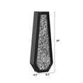 thumbnail image 2 of SHYFOY 24" Black Floor Vase Crushed Diamond Tall Vases Decorative Flower Vase for Office Home Decor, 2 of 9