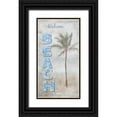thumbnail image 1 of Murdock, Ramona 9x14 Black Ornate Wood Framed with Double Matting Museum Art Print Titled - Beach, 1 of 4