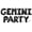 Black, variant on Letter Balloons - GEMINI PARTY 16" Inch Alphabet Letters Foil Mylar Balloon Gemini Birthday Party Banner (Black)