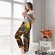 thumbnail image 5 of Balery Starry Night Guitar Turtle Pantalones de pijama para mujer, pijamas ultraligeros, pantalones de estar por casa-Medium, 5 of 6