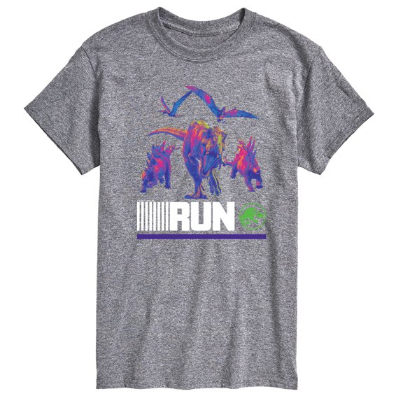 Jurassic Park - Run Infared Dinos - Men's Short Sleeve Graphic T-Shirt