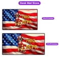 thumbnail image 5 of Firefighter Sphynx Hero Rescue Fire Dept Fireman USA Flag Desk Mat Full Keyboard Mouse Pad Cat Lover Kitten Owner Gifts Idea Large Mousepad - 02026, 5 of 5