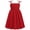 Red, variant on Arshiner Girls Summer Dress Maxi Spaghetti Strap Ruched Flowy Beach Boho Casual Teen Girl Sundress