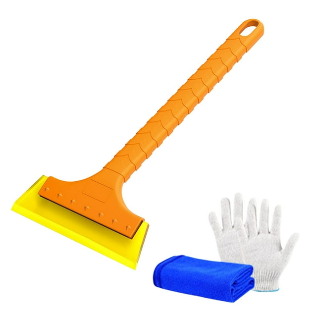 Vrorvz Detachable Multifunctional Snow Removal Shovel for Cars and Household Use High Strength Plastic Structure with Non Slip Handle Effortlessly Cleans Thick Snow and Ice from Windshield and Body