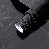 Arthome Marble Black, Peel & Stick Wallpaper 17'' x 120''