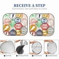 thumbnail image 6 of Xecao Travel Stamp for Foldable Car Sun Shades (2-Pack) offer sun protection with an easy-fold design for convenient windshield shading., 6 of 7