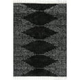 thumbnail image 6 of nuLOOM Bria Moroccan Shag Tasseled Area Rug, 5' 3" x 7' 7", Bria Black, 6 of 9