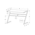 thumbnail image 2 of Monarch Specialties Computer Desk, Home Office, Laptop, 48"l, Work, Metal, Laminate, White, Grey, Contemporary, Modern, 2 of 3