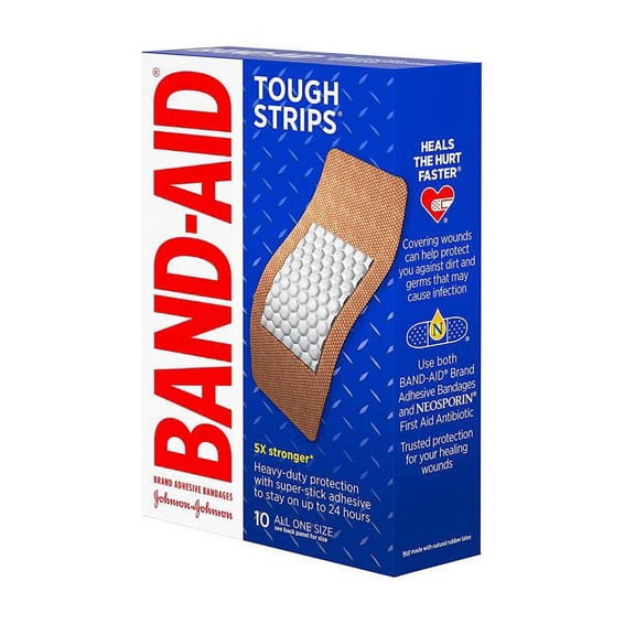 Band-Aid Water Block Tough-Strip Waterproof Elastic Bandage XL, 10ct 4-Pack