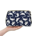 thumbnail image 4 of Picia Angry Shark Print Leather Makeup Bag Make Up Bag Travel Toiletry Bag for Her Girlfriend Teacher Teen Girl Gifts, 4 of 8