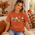 thumbnail image 3 of Pumpkin Spice Coffee Fall Shirt, Cute Autumn Latte Drinks Graphic Comfort Colors Tee, Cozy Pumpkin Season Halloween Thanksgiving Gift - Yam, M, 3 of 4