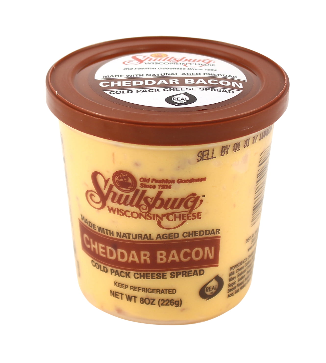 Shullsburg Cheddar Bacon Cold Pack Cheese Spread, 8 Oz.
