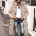 thumbnail image 6 of IUYRTFE Women's Long Hooded Puffer Vest with Pockets Full Zip Sleeveless Winter Coat, 6 of 8