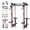 Cheetah 2.0 Foldable Power Rack-Red, variant on Mikolo Foldable Power Rack Cage,1500lbs Capacity Wall Mounted Squat Rack with independent pulley system, Space Saving Home Gym Equipment with 5 Adjustable Angles