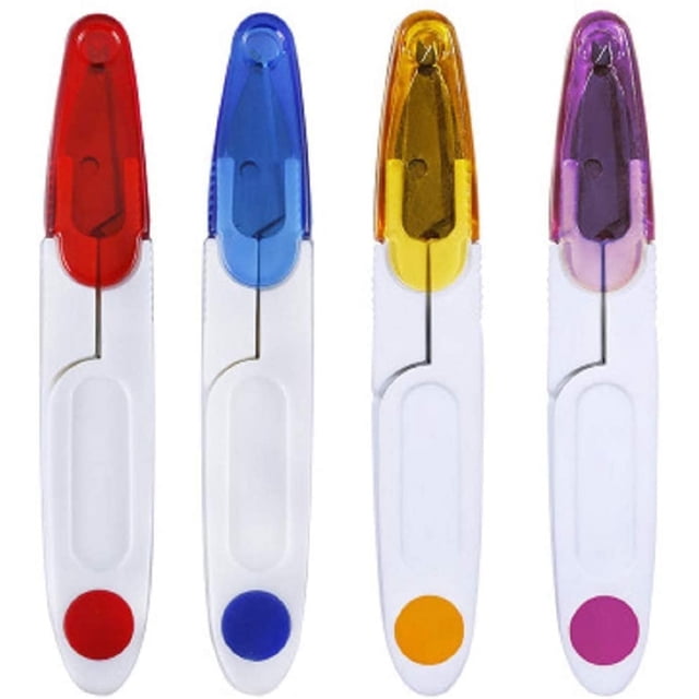 Thread Snips, Fabric Scissors Cover Design , 4 Pcs Simple Operation For Fabric For DIY Sewing Projects