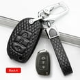 thumbnail image 1 of Car Key Fob Cover Case Protector Leather Remote Start Car Key Fob Case Cover For Hyundai Tucson Elantra Sonata, 1 of 9