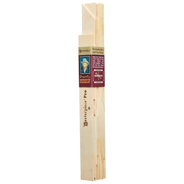 Monet Pro Canvas Stretcher Bar Kits With Cross Brace - 17 Inch [2 Pack]