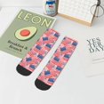 thumbnail image 7 of Pofeuu America Flags Print 30cm Socks, Adult Running Hiking Socks for Youth and Adult, 7 of 7