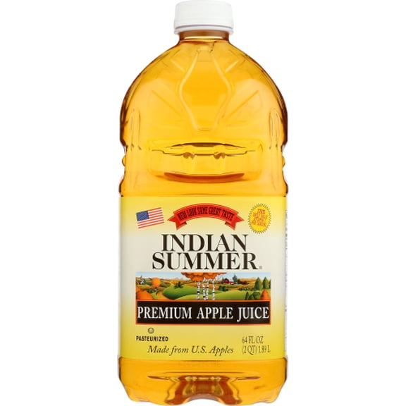 (Pack Of 8) Indian Summer Juice Apple Premium 64 Fo
