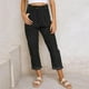 thumbnail image 3 of Pantalones largos casuales para mujer, pantalones de cintura alta para mujer, pantalones cargo elegantes, pantalones de verano para mujer, pantalones de pana lisos, pantalones de otoño,, 3 of 5